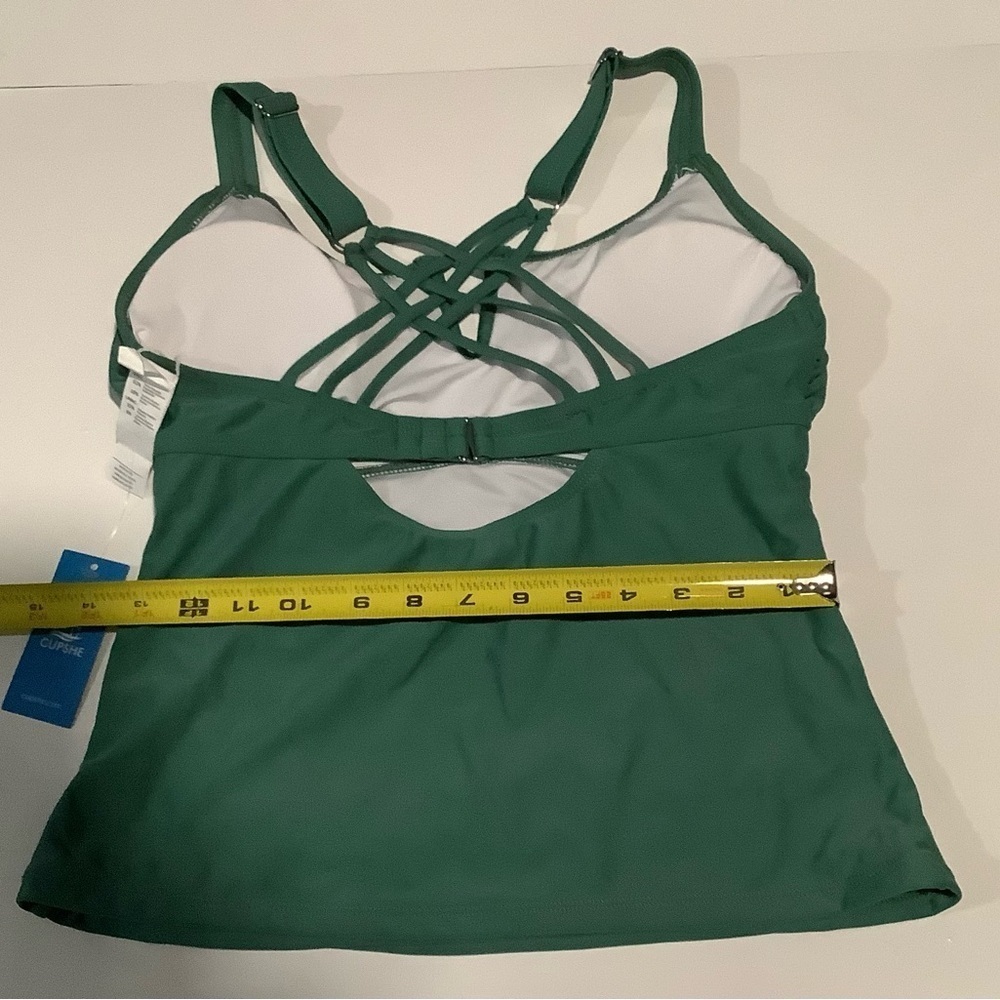 Cupshe Green Bikini Top Sz M - Picture 4 of 6
